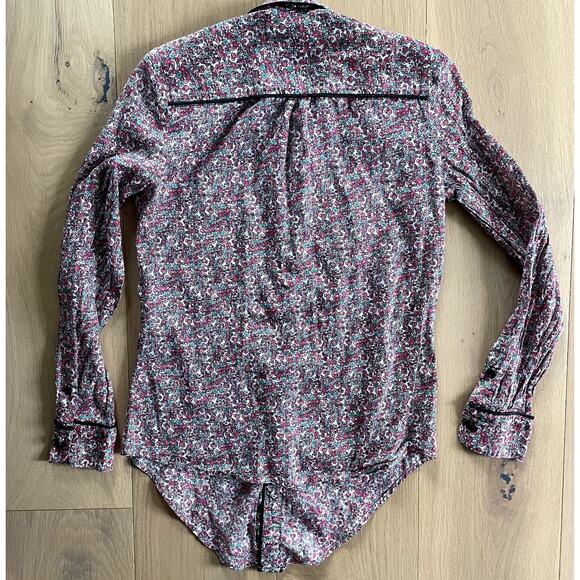 The Kooples XS Floral Western Cotton Button-Up Top - Picture 6 of 6